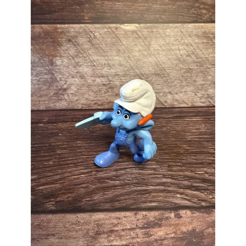 McDonald's Smurfs Peyo 2011 Happy Meal Toy Handy Smurf